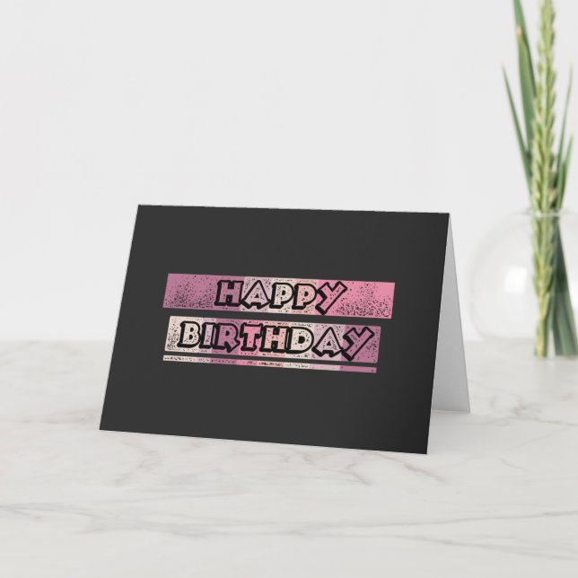 colourful happy birthday card (Front)