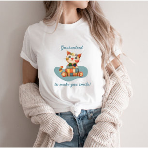Colourful Happy Cat Conversation Starter  T-Shirt