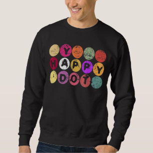 Colourful Happy Dot Day, Polka Dot Youth Sweatshirt