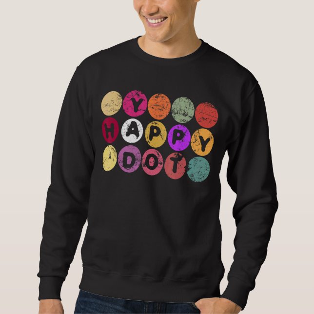 Colourful Happy Dot Day, Polka Dot Youth Sweatshirt (Front)