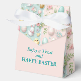 Colourful Happy Easter 4"w x 2"l x 5"h Favour Box