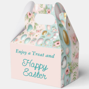 Colourful Happy Easter 5"w x 3"l x 6.5"h Favour Box