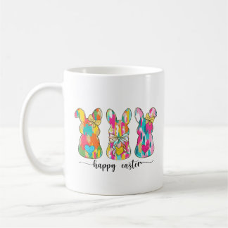 Colourful Happy Easter Bunny  Coffee Mug