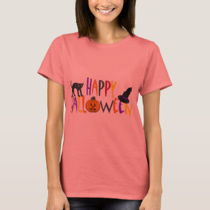 Colourful Happy Halloween T-Shirt