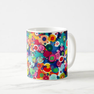 Colourful Happy Little Circles Original Artwork Coffee Mug