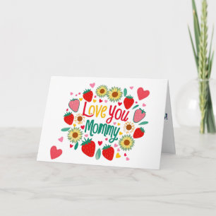 Colourful Happy Mother's Day Greeting Card