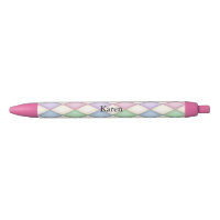 Colourful Harlequin Diamond Check Personalised
