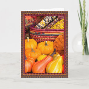 Colourful Harvest II Holiday Card