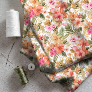 Colourful Hawaiian Floral Pattern ID1092 Fabric