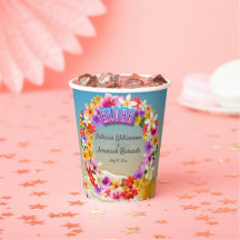 Colourful Hawaiian Flowers Wedding