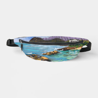 Colourful Hawaiian Ko’Olina beach hipster Bag