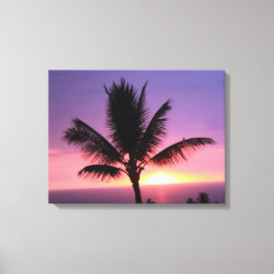 Colourful Hawaiian Sunset Canvas Print