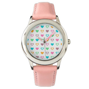 Colourful Heart Filled Kids Watches