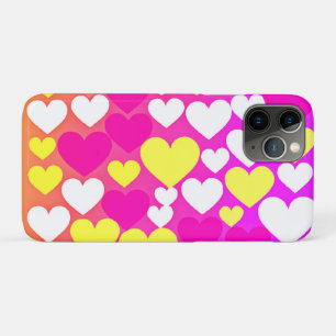 Colourful Heart Love Pattern iPhone 11 Pro Case