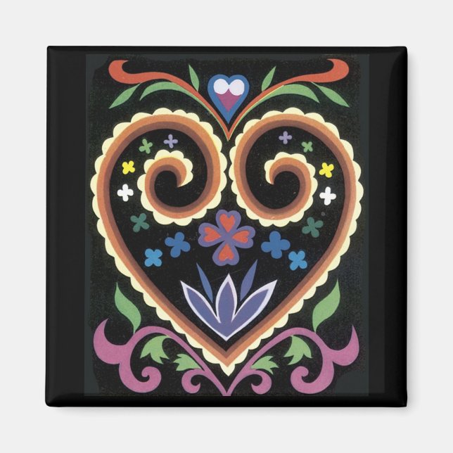 Colourful Heart - Magnet (Front)