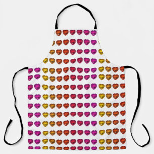 Colourful Heart Pattern – Fun & Playful Design Apron