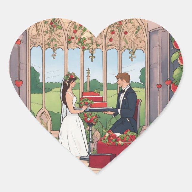 Colourful Heart Stickers   (Front)