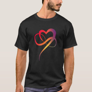 Colourful Heart Symbol Love Infinity Sign Infinity T-Shirt