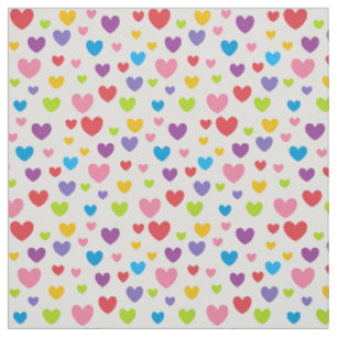 Colourful Hearts HAMbyWG Fabric