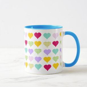 Colourful Hearts Mug