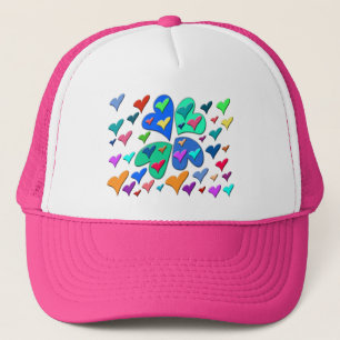 Colourful Hearts Trucker Hat