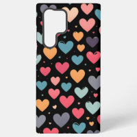 Colourful hearts valentine's day