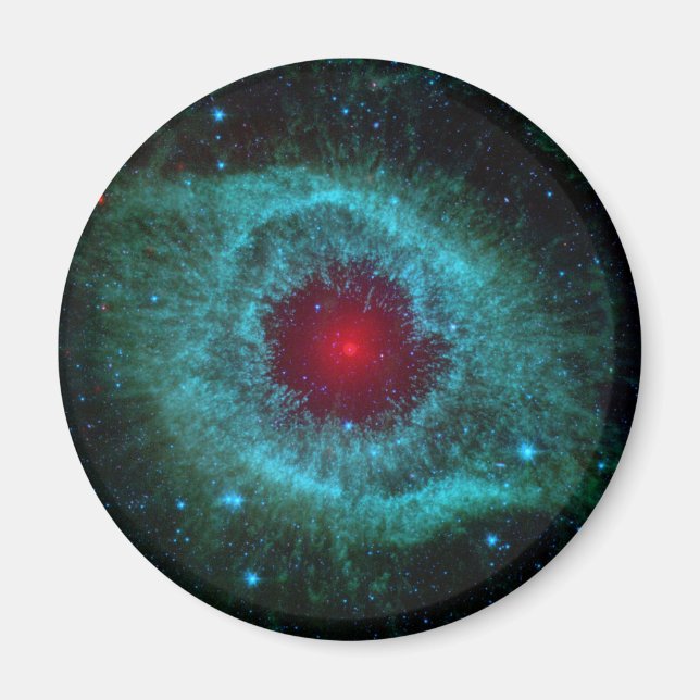 Colourful helix nebula magnet (Front)