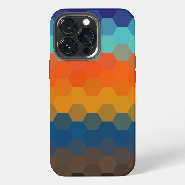 Colourful Hexagon Seamless Pattern Case-Mate iPhon iPhone Case (Back)