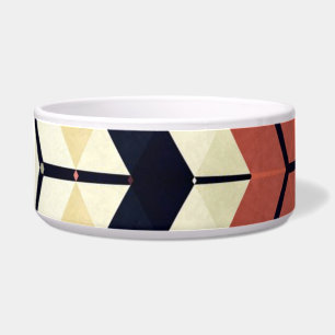 Colourful Hexagon Square Geometric Pattern
