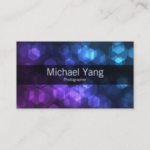 Colourful Hexes Business Card
