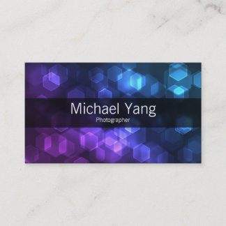 Colourful Hexes Business Card