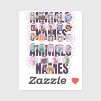 Colourful “Hi My Name Is” Name Tag Sticker Sheet –