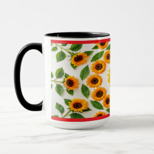 Colourful Hibiscus & Plumeria Mug