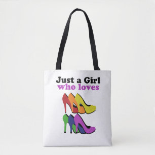 Colourful High Heels   Tote Bag