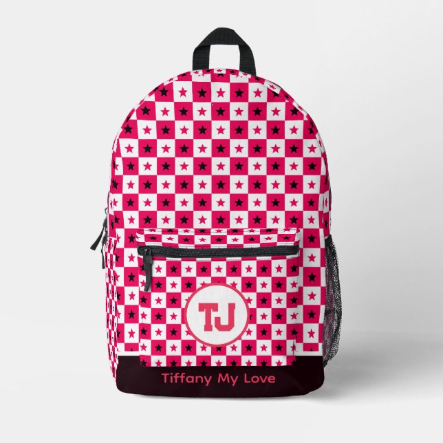 Colourful High School Back To School Backpack (Front)