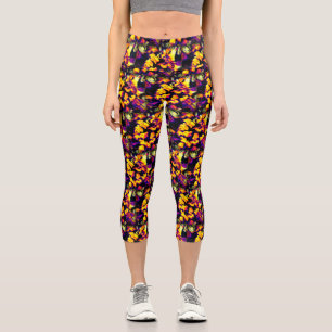 Colourful High Waisted Capris
