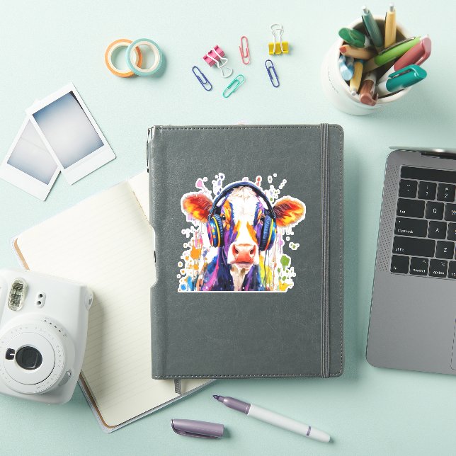 Colourful Highland Cow (iPad Cover)