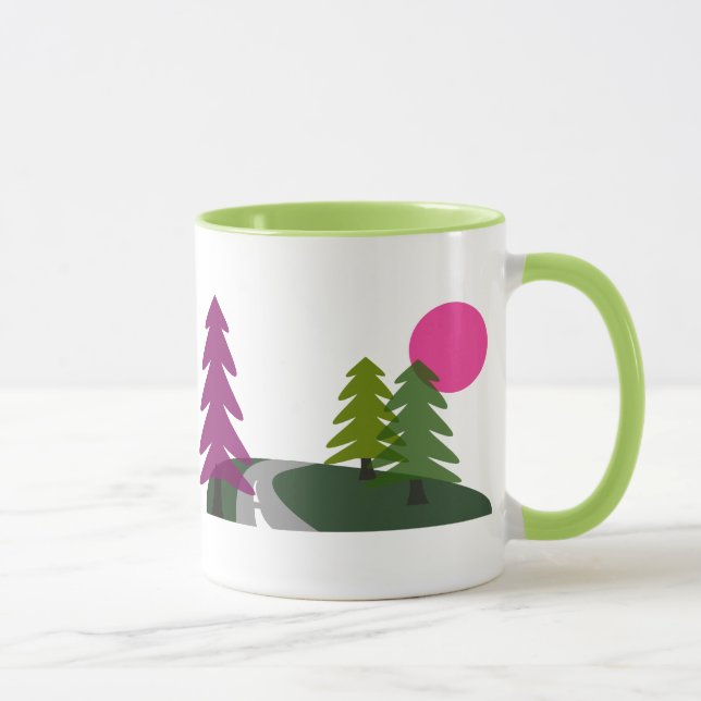 Colourful Highway Mug (Right)