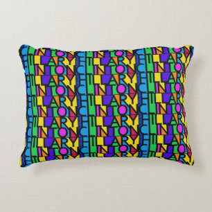 Colourful Hillary Clinton 2016 accent pillow