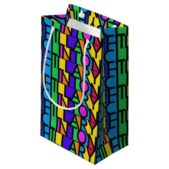 Colourful Hillary Clinton 2016 gift bags (Front Angled)