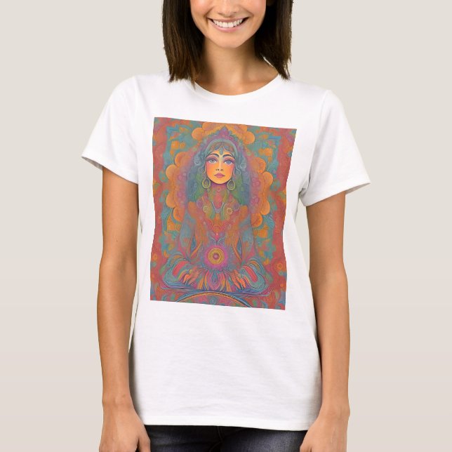 Colourful 'hippy' t-shirt (Front)