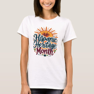 Colourful Hispanic Heritage Month Graphic Tee