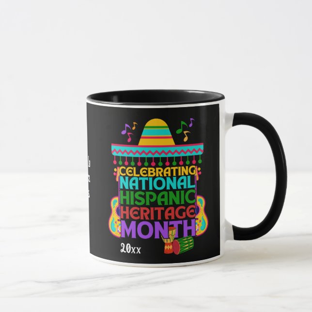 Colourful HISPANIC HERITAGE MONTH Mug (Right)