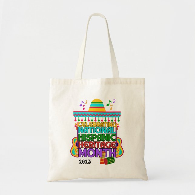 Colourful HISPANIC HERITAGE MONTH Tote Bag (Front)