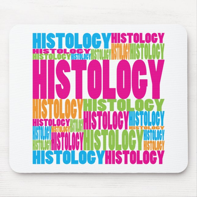Colourful Histology Mouse Mat (Front)