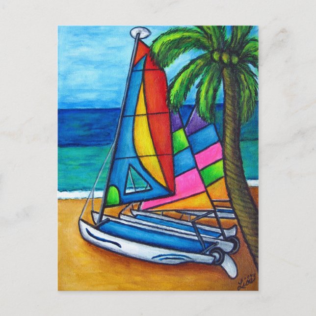 Colourful Hobby Postcard (Front)