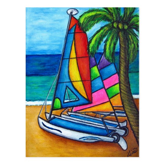 Colourful Hobby Postcard