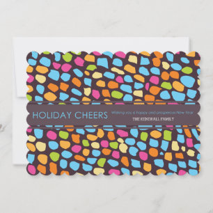 colourful holiday cheers card