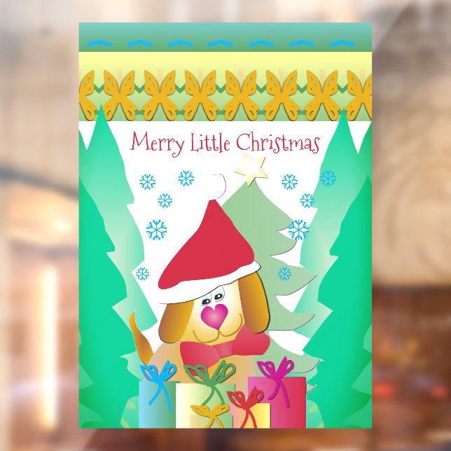 Colourful Holiday Designed Window Cling (Sheet 2)