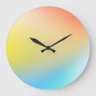 Colourful Holographic Round Wall Clock